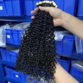 Curly Tape-In Virgin Human Hair Extensions